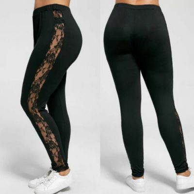 Mallas de Encaje Transparentes para Mujer Pantalones Sexy Para Mujeres Sexy